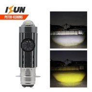 iSUN Lampu LED Utama Motor H6 Laser Gun P15D-25 Kipas Demon RGB 9-80V
