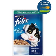 Purina Felix Mackerel with Jelly Adult Cat Wet Food 85gm