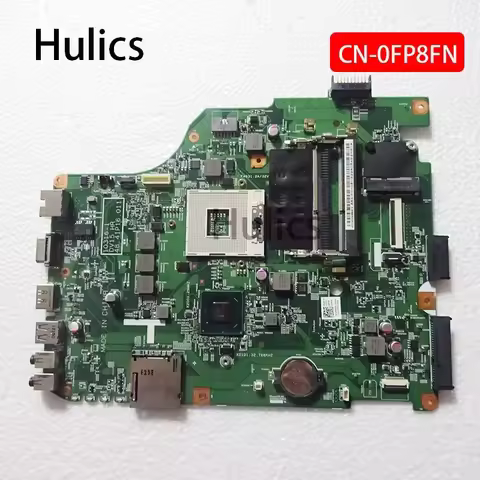 Hulics Used FOR DELL Inspiron N5050 V1550 Laptop Motherboard DDR3 HM67 CN-0FP8FN 0FP8FN FP8FN 48.4IP