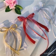 Ribbon Bow Decoration Wedding Car Decoration Car Door Handle Ornamental Flower Gift Ribbon Ribbon Snow Yarn Bow Flower