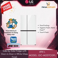 (FREE INSTALL KL/SEL) LG Side-by-Side Fridge GC-M257CGFL / GC-L257KQKW / GC-B257KQJW / GCFB507PLAM /