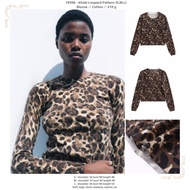 LA99A - Khaki Leopard Pattern (S,M,L) - Blouse