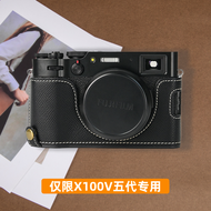 เคสซิ่งค์สำหรับกล้อง Mirrorless Fujifilm X100V X100VI X100S X100F กระเป๋าใส่กล้องแบบหนังสไตล์อังกฤษ 