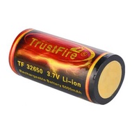  Trustfire 32650 3.7V 6000mAH 可充電池 鋰電池 带保护板