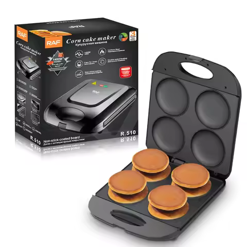 1400w Latest Design Home 4 Slot Electric Arepa Maker 4 Cupcakes Electric Waffle Cupcake Maker Corn C