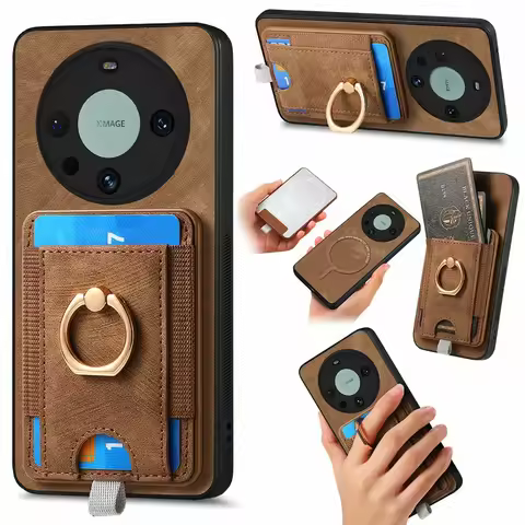 Honor Magic 8 7 Lite Magic 6 Pro 5G Magnet Leather Detachable Card Wallet Case for Honor Magic7 Pro 