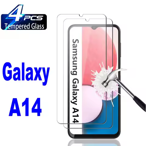 For Samsung Galaxy A14 4G/5G 2/3/4Pcs 9H Tempered Glass Film