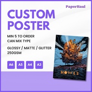[ PRINT OWN DESIGN ] Poster / Postcard / Greeting Card / Art Print/ Borderless Custom Printing