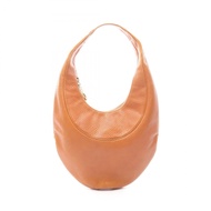 【二手，A級】BVLGARI(Bulgari) 單肩包，阿斯科特ブラウン皮革，女士單肩包，二手 A級