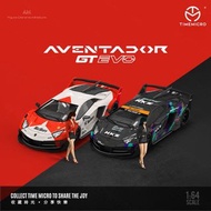 [訂購] 1∶64 車模 LAMBORORGHINI AVENTADOR LP700 GT EVO Marlboro/HKS塗裝 合金汽車模型
