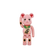 [In Stock] BE@RBRICK x Meneki Neko Pink 1000% Phosphorescent bearbrick lucky cat