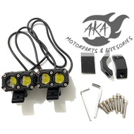 TDD 4647 30W DOUBLE EYE LED ALL WEATHER MINIDRIVING LIGHT HIGH/LOW/COMBINATION WHITE+YELLOW