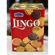 600g Hup Seng Kerk Brand Lingo Biskut Beraneka Assorted Biscuits Tin 顶好什锦饼干 Halal