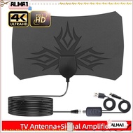 ALMA TV Antenna, DVB-T2 980 Miles Range HDTV Antenna Amplifier,  1080p Receiver 35DBI High Gain Booster Car Antenna Global Digital TV