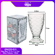 Mermaid Cup Glass With Box Party Souvenirs Wedding Doorgift Mug Kaca Gift Kaca Gift Cawan Gelas Seka