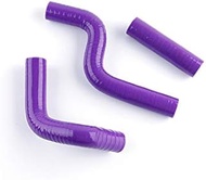Radiator Coolant Silicone Hose Kit Fits For KAWASAKI KX 80 85 100 1998-2013 (Purple)