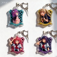 Anime Keychain Aokana Four Rhythm Across the Blue Mica Acrylic printed with high quality Asuka Misak