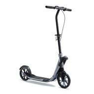 OXELO Quick-fold Cushioning Scooter (With Handbrake) C900 - Grey