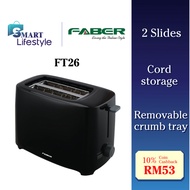 Faber 2 Slices Bread Toaster (700W) FT26