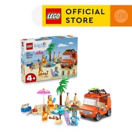 LEGO Bluey 11202 Bluey's Beach & Family Car Trip (133 Pieces)