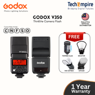 Godox V350 TTL Flash for 1/8000s GN36 HSS Camera Flash with 2000mAH Battery 500 Times Full Power Fla