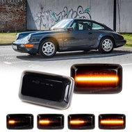 2Pcs Dynamic rearview mirror indicator light Turn Signal light for Porsche 911 Carrera 924/924S 944 