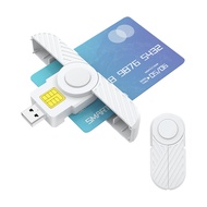 DOD Military USB Common Access CAC Smart Card Reader, ID CAC Card Reader, Smart Card Reader Compatib