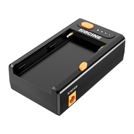 XIXIAN NPF-02 NP-F Series Battery Charger Adapter Plate with Type-C Bi-Directional PD Charging Port 