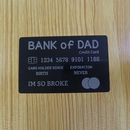 Personalized Fake Credit Card