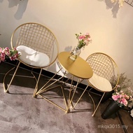 Modern Simple Table Chair Small Influencer Balcony B & B Chair Leisure Hotel Nordic ins Milk Tea Sho