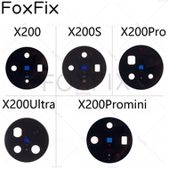 Back Camera Glass Lens For vivo X200 Pro mini X200 Ultra FE X200S 5G Rear Camera Cover Replacement W