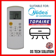 Midea / Topaire Aircond Remote Control Replacement RG57B1/BGE