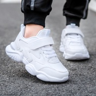 Kids Shoes White Sneakers School Sport Shoes Boy Leather Sneakers