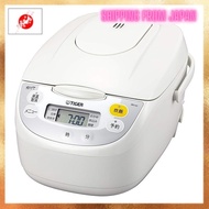 [From JAPAN]TIGER Rice Cooker 1 square with microcomputer cooking menu, cooked white JBH-G181W