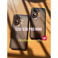 Vivo S30, S30 Pro Mini case with matte and flexible edges (black)