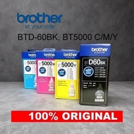 Brother BT5000C/M/Y/BTD60BK Genuine Ink Cartridge  (BT-5000 BT-D60 )DCP-T310, DCP-T510W, DCP-T710W