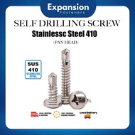 Self Drilling Screw Pan Head (Stainless Steel 410) 不锈钢圆头刀螺丝