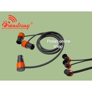 XLR FEMALE to Dual XLR MALE (adjustable Rotation xlr) splitter cable