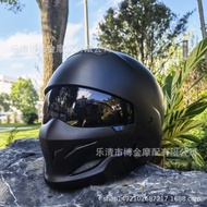 VGV Harley Warrior Black Scorpion หมวกกันน็อคผู้ชายแบบผสมผสาน Rogue Cruiser หมวกกันน็อคครึ่งใบถอดออก