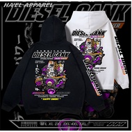"DIESEL GANK" HOODIE ENGINE POWER" JUMBO SEWEATSHIRT | HOODIE RACING | HOODIE DISTRO 6XL | Oversized