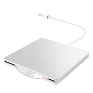 USB External CD/DVD Drive Type C Portable Drive-Free CD Players for Laptop PC