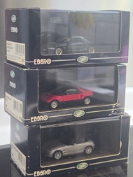EBBRO 模型車 3架 (Honda Beat, Autozam AZ-1, Suzuki Cappuccino)