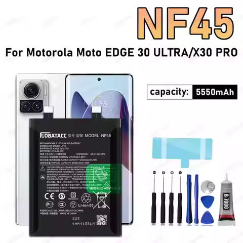 100% New High Quanlity NF45 5500mAh For Motorola X30 pro EDGE 30 ULTRA XT2241-1 XT2241-2 Battery Rep