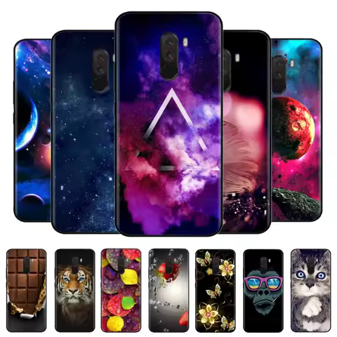Phone Case For Xiaomi Pocophone F1 Global Case Pocofone F1 Silicone Soft TPU Back Cover For Xiomi Po