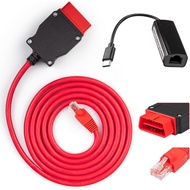 Kabel Enet OBD2 untuk Pengekodan Siri BMW F G i, Kabel ENET RJ45 Serasi dengan Perisian BMW E-SYS IC