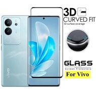 Tempered Glass 3D Curved Vivo V27 / V27 Pro / V29 / V29 Pro Full Cover Premium Screen Protector