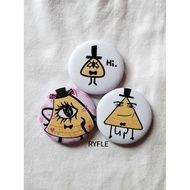 GRAVITY FALLS Bill ciher pins fanmerch