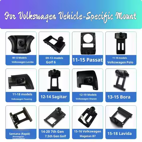 Car Phone Bracket Buckle Holder Special Base For VolksWagen VW Golf 6 7 8 POLO PLUS TCROSS Tiguan L 
