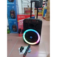 BLUETOOTH SPEAKER  MODEL：-🌹GZ-W812🌹  ••3000W  ••WIRELESS MICROPHONE KARAOKE 12” INCH