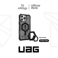 UAG iP16 series Pathfinder Clear Case - Ash Case + Black Ring Stand